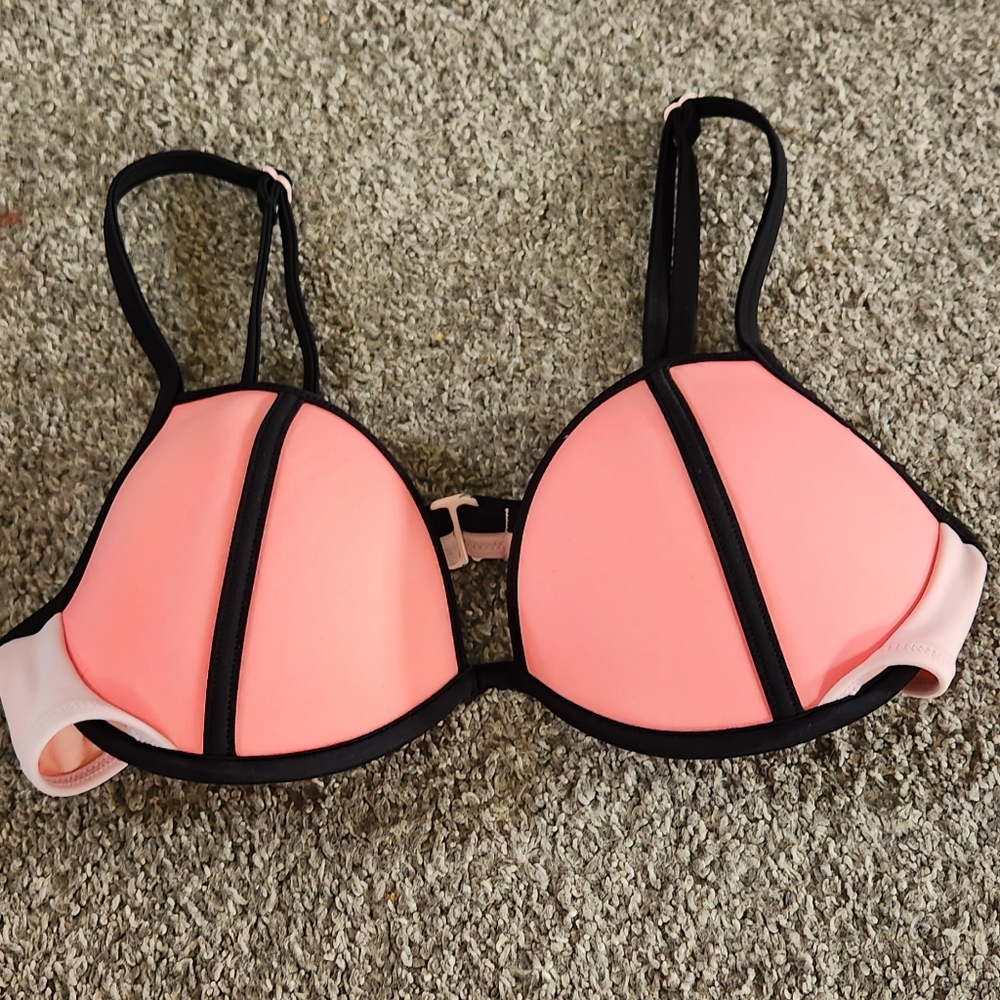 Victoria's Secret VS Color Block Push-Up Bikini Top 34C
